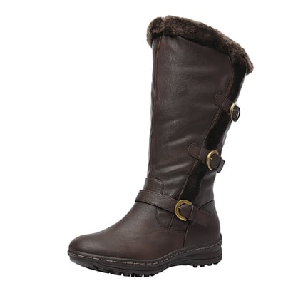 Fur lined wide calf boots store
